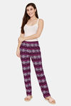 Rosaline Knit Cotton Pyjama - Red Stripe — thumbnail 4
